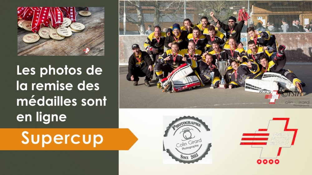 Photos remise des médailles Supercup en ligne