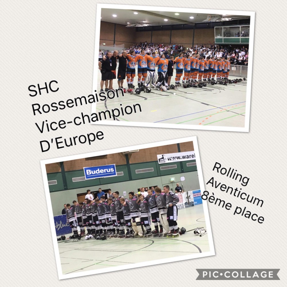 Coupe d'Europe U16 : 2ème place Rossemaison , 8ème place Rolling Aventicum