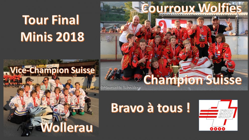 Tour Final Minis 2018 : Courroux CHAMPION SUISSE 