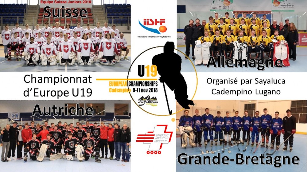 Championnat d'Europe U19 au Tessin à Cadempino les 10 et 11 novembre 2018