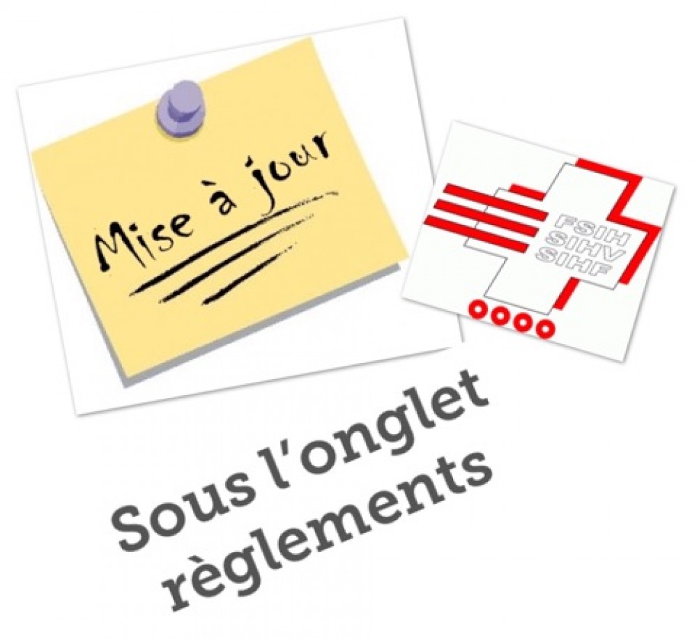 Mise à jour sous l'onglet règlements 