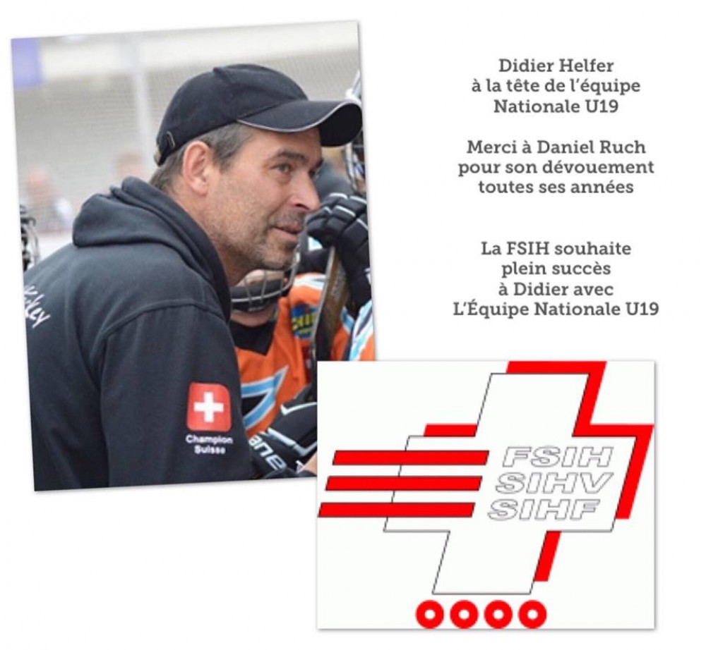 Didier Helfer à la tête de l'Equipe Nationale Suisse U19