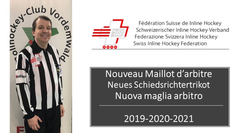 Nouveau maillot d'arbitre 2019-20-21