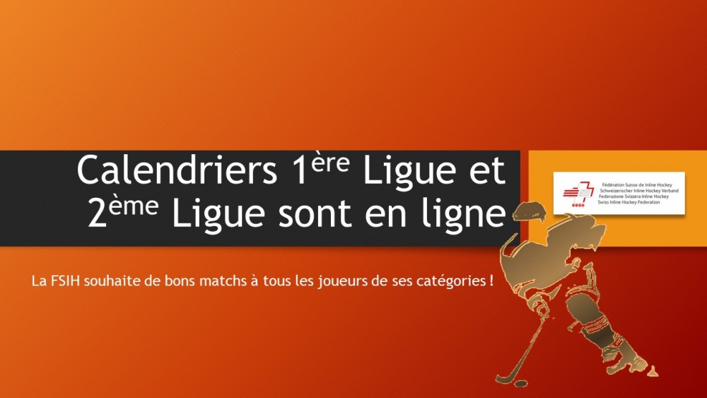 Championnat 1ère Ligue et 2ème ligue en ligne