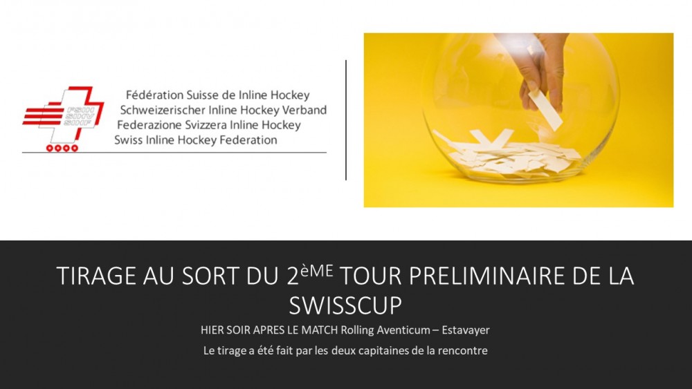 Tirage du 2ème tour préliminaire de la SwissCup