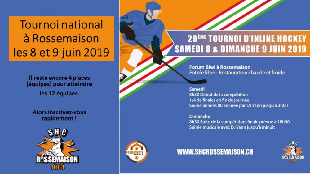 Tournoi national à Rossemaison 
