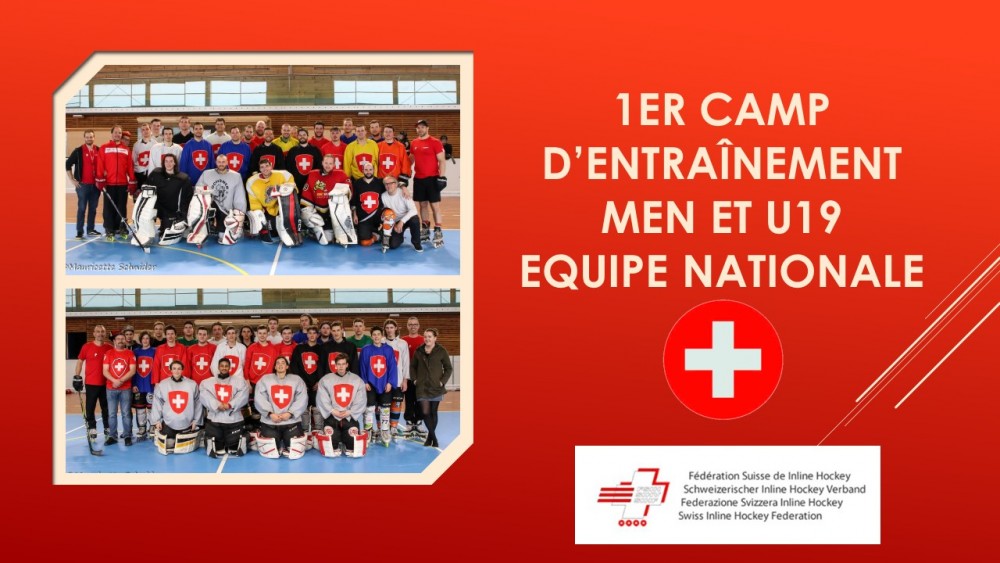 1er Camp d'entraînement Equipe Nationale Men et U19 à Rossemaison