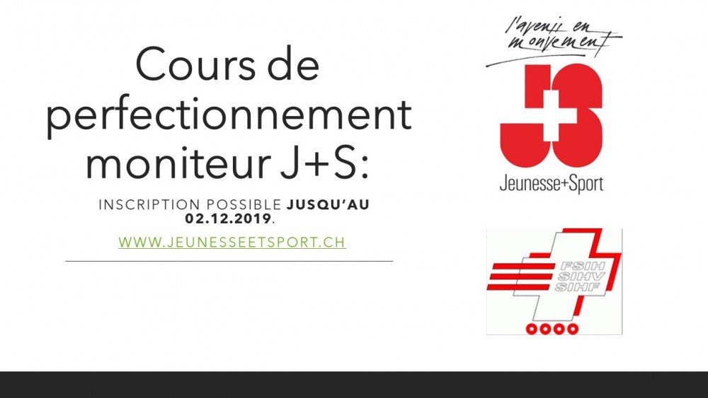 Cours de perfectionnement moniteur J+S: