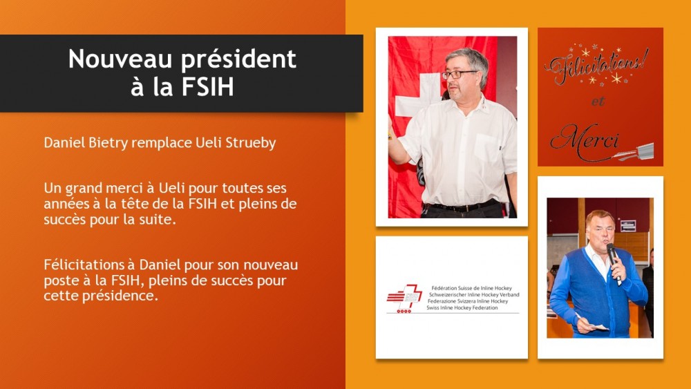 Nouveau président à la FSIH