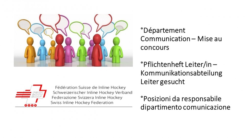 Département Communication – Mise au concours