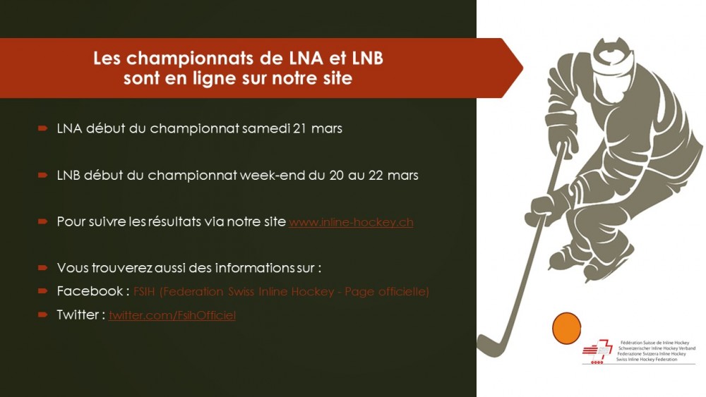 Les calendriers des Ligues Nationales sont en ligne