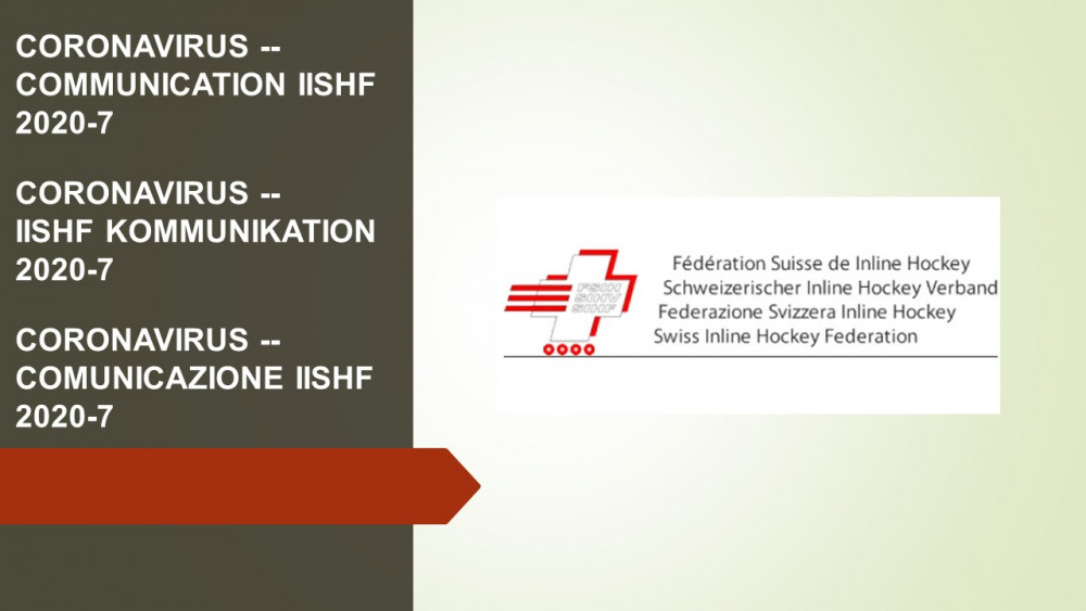 CORONAVIRUS - COMMUNICATION IISHF 2020-7