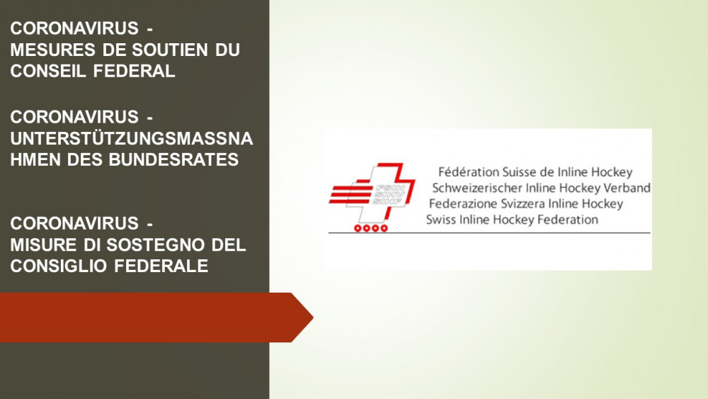 CORONAVIRUS -MESURES DE SOUTIEN DU CONSEIL FEDERAL