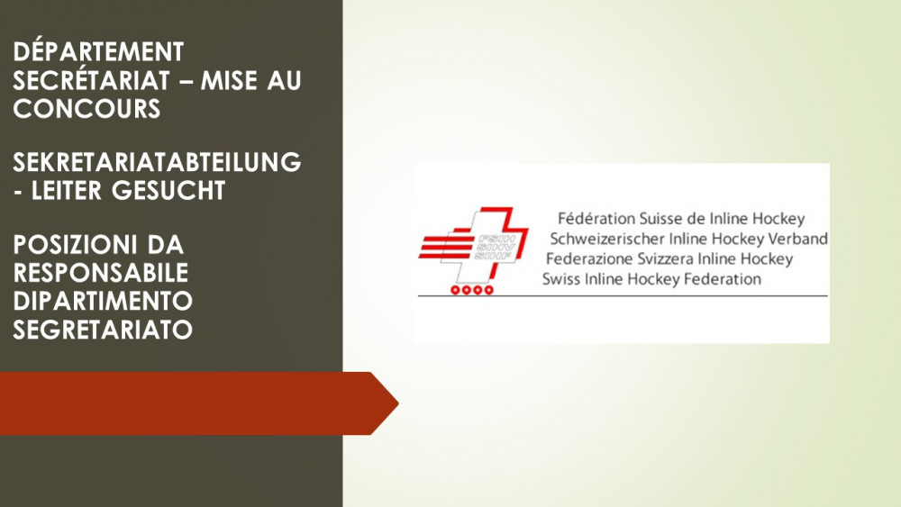 DÉPARTEMENT SECRÉTARIAT – MISE AU CONCOURS