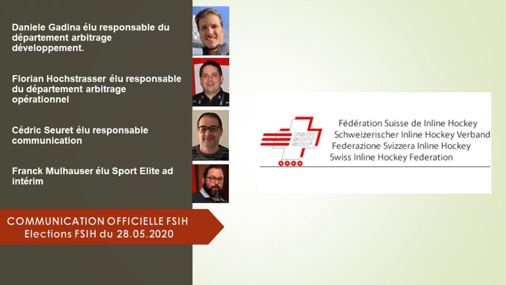 COMMUNICATION OFFICIELLE FSIH – AG DU 28.05.2020 ELECTIONS LORS DE L’AG DU 28.05.2020
