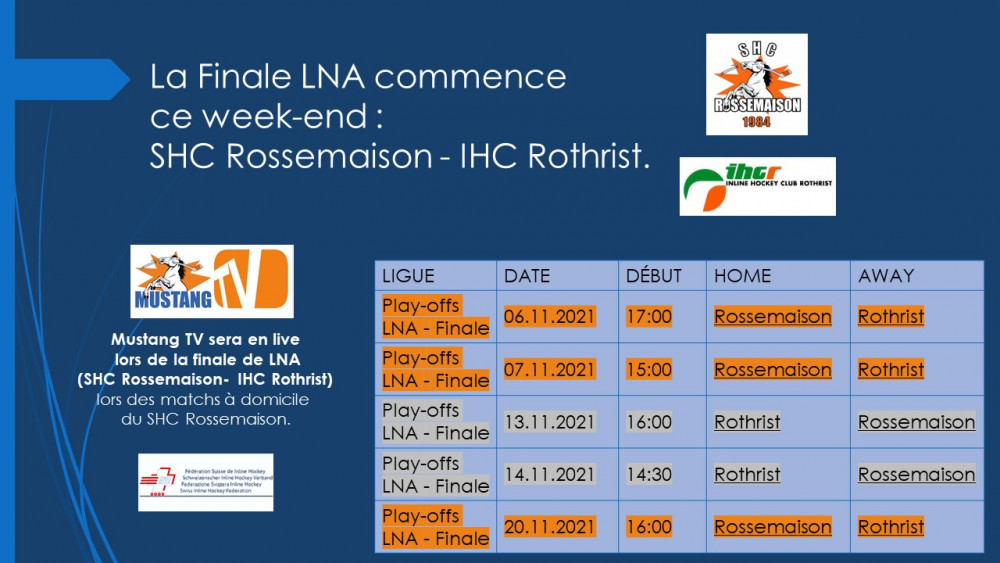 La finale LNA commence ce week-end 6 et 7 novembre