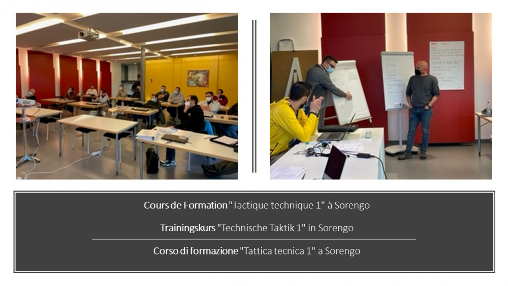 Cours de Formation "Tactique technique 1" à Sorengo