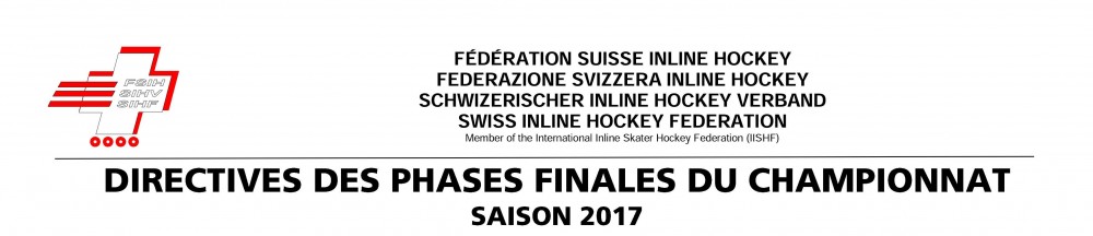 Directives des Phases finales du Championnat  2017
