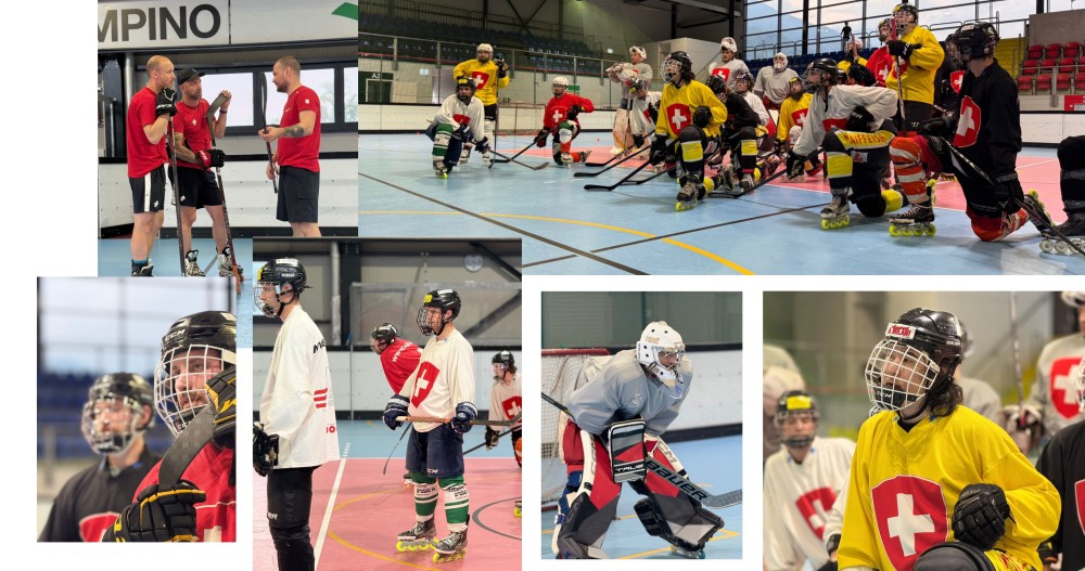 Direction le Tessin pour lancer la saison de feu de l’équipe nationale masculine de inline hockey !