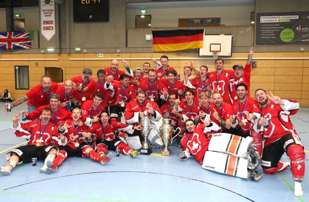La Suisse championne d’Europe de Inline Hockey : un exploit historique !